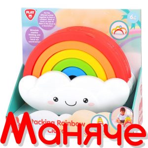PlayGo Кула за баланс Облаче с дъга