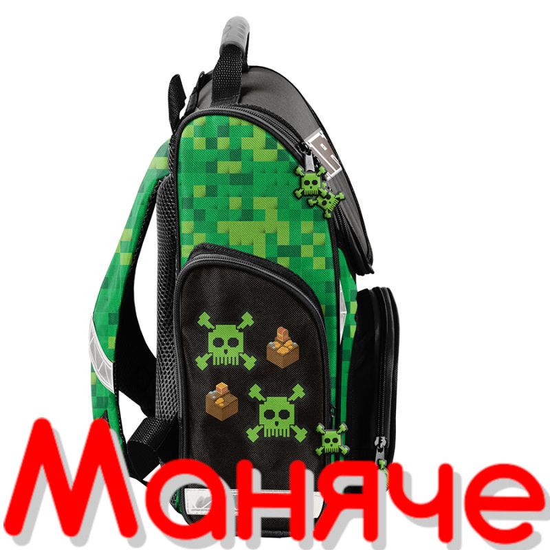 PASO Ергономична ученическа раница Minecraft - Image 3
