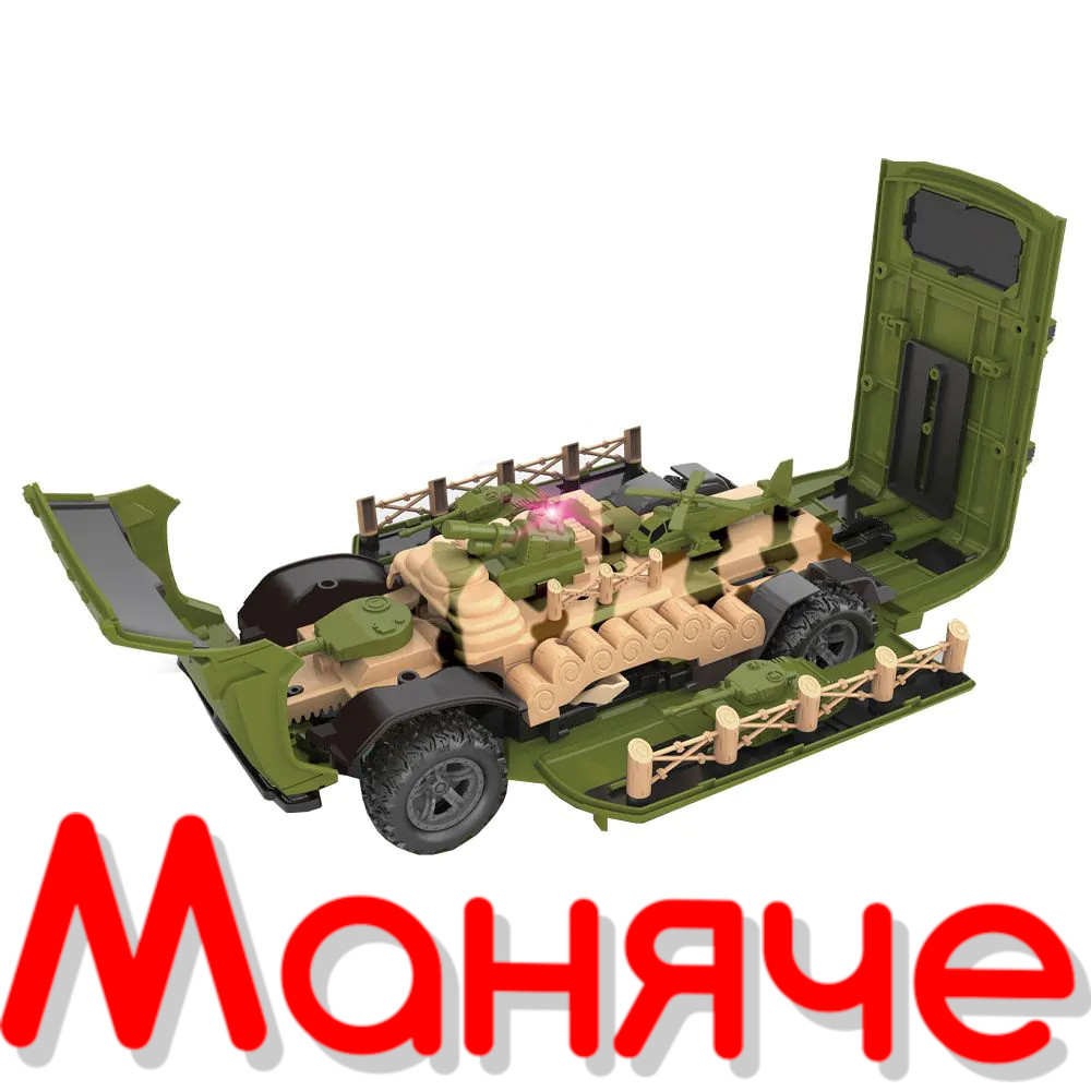 Трансформиращ се Военен джип с дистанционно управление - Image 2